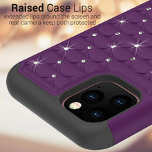 Load image into Gallery viewer, iPhone 11 Pro Case - Rhinestone Bling Hybrid Phone Cover - Aurora Series