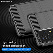 Load image into Gallery viewer, Samsung Galaxy A53 5G Slim Soft Flexible Carbon Fiber Brush Metal Style TPU Case
