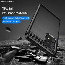 Load image into Gallery viewer, Samsung Galaxy A53 5G Slim Soft Flexible Carbon Fiber Brush Metal Style TPU Case