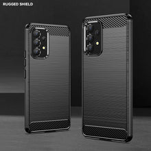 Load image into Gallery viewer, Samsung Galaxy A53 5G Slim Soft Flexible Carbon Fiber Brush Metal Style TPU Case