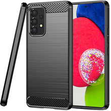 Load image into Gallery viewer, Samsung Galaxy A53 5G Slim Soft Flexible Carbon Fiber Brush Metal Style TPU Case