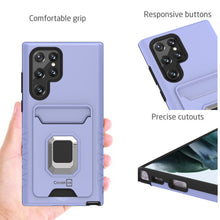 Load image into Gallery viewer, Samsung Galaxy S22 Ultra Case with Metal Ring - Card Series