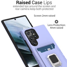 Load image into Gallery viewer, Samsung Galaxy S22 Ultra Case with Metal Ring - Card Series