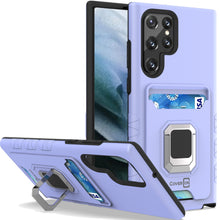Load image into Gallery viewer, Samsung Galaxy S22 Ultra Case with Metal Ring - Card Series
