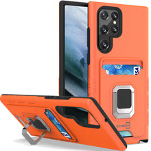 Load image into Gallery viewer, Samsung Galaxy S22 Ultra Case with Metal Ring - Card Series