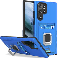Load image into Gallery viewer, Samsung Galaxy S22 Ultra Case with Metal Ring - Card Series