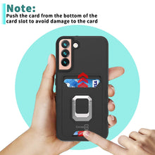 Load image into Gallery viewer, Samsung Galaxy S22 Plus Case with Metal Ring - Card Series