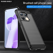 Load image into Gallery viewer, OnePlus 10 Pro Slim Soft Flexible Carbon Fiber Brush Metal Style TPU Case