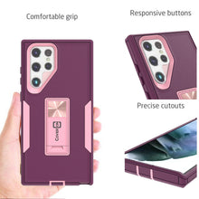 Load image into Gallery viewer, Samsung Galaxy S22 Ultra Case with Magnetic Kickstand