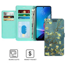 Load image into Gallery viewer, Samsung Galaxy A54 5G Wallet Case RFID Blocking Leather Folio Phone Pouch