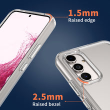 Load image into Gallery viewer, Samsung Galaxy A54 5G Clear Hybrid Slim Hard Back TPU Case Chrome Buttons