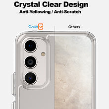 Load image into Gallery viewer, Samsung Galaxy A54 5G Clear Hybrid Slim Hard Back TPU Case Chrome Buttons