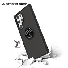 Load image into Gallery viewer, Samsung Galaxy S22 Ultra Case - Clear Tinted Metal Ring Phone Cover - Dynamic Series