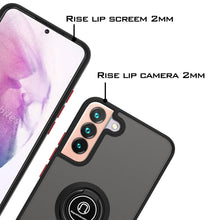 Load image into Gallery viewer, Samsung Galaxy S22 Plus Case - Clear Tinted Metal Ring Phone Cover - Dynamic Series