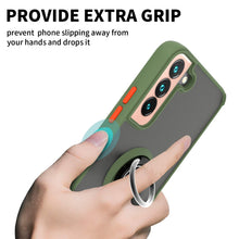Load image into Gallery viewer, Samsung Galaxy S22 Plus Case - Clear Tinted Metal Ring Phone Cover - Dynamic Series