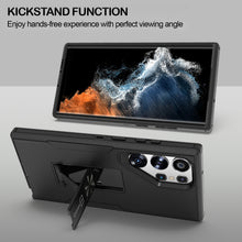 Load image into Gallery viewer, Samsung Galaxy S23 Ultra Case Heavy Duty Rugged Phone Cover w/ Kickstand