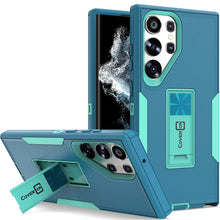 Load image into Gallery viewer, Samsung Galaxy S23 Ultra Case Heavy Duty Rugged Phone Cover w/ Kickstand