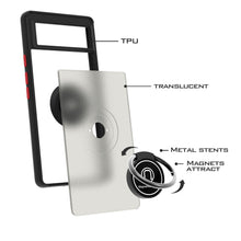 Load image into Gallery viewer, Google Pixel 6 Case - Clear Tinted Metal Ring Phone Cover - Dynamic Series