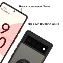 Load image into Gallery viewer, Google Pixel 6 Case - Clear Tinted Metal Ring Phone Cover - Dynamic Series