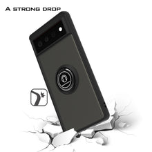 Load image into Gallery viewer, Google Pixel 6 Case - Clear Tinted Metal Ring Phone Cover - Dynamic Series