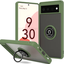 Load image into Gallery viewer, Google Pixel 6 Case - Clear Tinted Metal Ring Phone Cover - Dynamic Series
