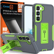 Load image into Gallery viewer, Samsung Galaxy S23+ Plus Case Heavy Duty Rugged Phone Cover w/ Kickstand