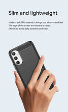 Load image into Gallery viewer, Samsung Galaxy A34 5G Case Slim TPU Phone Cover w/ Carbon Fiber