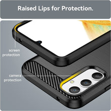 Load image into Gallery viewer, Samsung Galaxy A34 5G Case Slim TPU Phone Cover w/ Carbon Fiber