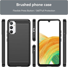 Load image into Gallery viewer, Samsung Galaxy A34 5G Case Slim TPU Phone Cover w/ Carbon Fiber