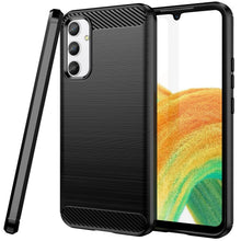Load image into Gallery viewer, Samsung Galaxy A34 5G Case Slim TPU Phone Cover w/ Carbon Fiber