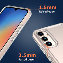Load image into Gallery viewer, Samsung Galaxy A34 5G Clear Hybrid Slim Hard Back TPU Case Chrome Buttons