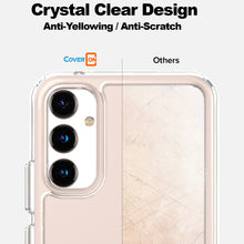 Load image into Gallery viewer, Samsung Galaxy A34 5G Clear Hybrid Slim Hard Back TPU Case Chrome Buttons