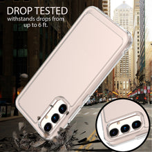 Load image into Gallery viewer, Samsung Galaxy A34 5G Clear Hybrid Slim Hard Back TPU Case Chrome Buttons