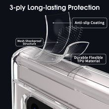 Load image into Gallery viewer, Google Pixel 7a Clear Hybrid Slim Hard Back TPU Case Chrome Buttons