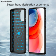 Load image into Gallery viewer, Motorola Moto G Stylus 2022 Slim Soft Flexible Carbon Fiber Brush Metal Style TPU Case