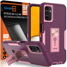 Load image into Gallery viewer, Samsung Galaxy A04 Case Heavy Duty Rugged Phone Cover w/ Kickstand