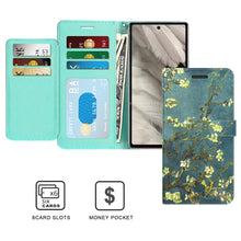 Load image into Gallery viewer, Google Pixel 7a Wallet Case RFID Blocking Leather Folio Phone Pouch