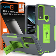 Load image into Gallery viewer, TCL 20 XE Case Heavy Duty Phone Cover with Kickstand