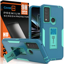 Load image into Gallery viewer, TCL 20 XE Case Heavy Duty Phone Cover with Kickstand