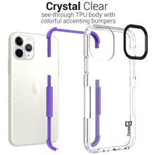 Load image into Gallery viewer, iPhone 11 Pro Clear Case - Protective TPU Rubber Phone Cover - Collider Series