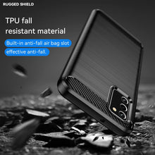 Load image into Gallery viewer, Samsung Galaxy A03s Slim Soft Flexible Carbon Fiber Brush Metal Style TPU Case