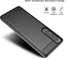 Load image into Gallery viewer, Sony Xperia 1 III Slim Soft Flexible Carbon Fiber Brush Metal Style TPU Case