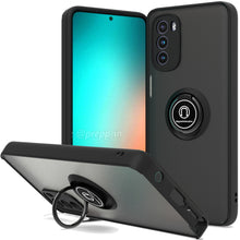 Load image into Gallery viewer, Motorola Moto G Stylus 2022 Case - Clear Tinted Metal Ring Phone Cover - Dynamic Series