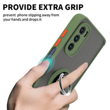Load image into Gallery viewer, Motorola Moto G Stylus 2022 Case - Clear Tinted Metal Ring Phone Cover - Dynamic Series