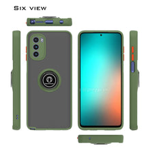 Load image into Gallery viewer, Motorola Moto G Stylus 2022 Case - Clear Tinted Metal Ring Phone Cover - Dynamic Series