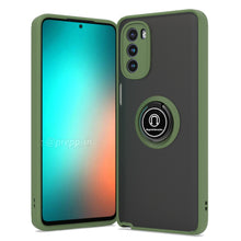 Load image into Gallery viewer, Motorola Moto G Stylus 2022 Case - Clear Tinted Metal Ring Phone Cover - Dynamic Series