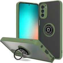 Load image into Gallery viewer, Motorola Moto G Stylus 2022 Case - Clear Tinted Metal Ring Phone Cover - Dynamic Series