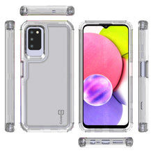 Load image into Gallery viewer, Samsung Galaxy A03s Clear Case - Full Body Tough Military Grade Shockproof Phone Cover