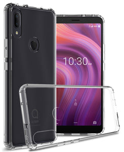 Alcatel 3V 2019 Clear Case - Slim Hard Phone Cover - ClearGuard Series