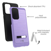 Load image into Gallery viewer, Samsung Galaxy A52 Case - Metal Kickstand Hybrid Phone Cover - SleekStand Series